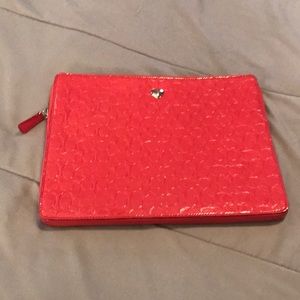 Coach Tablet Sleeve - Coral
